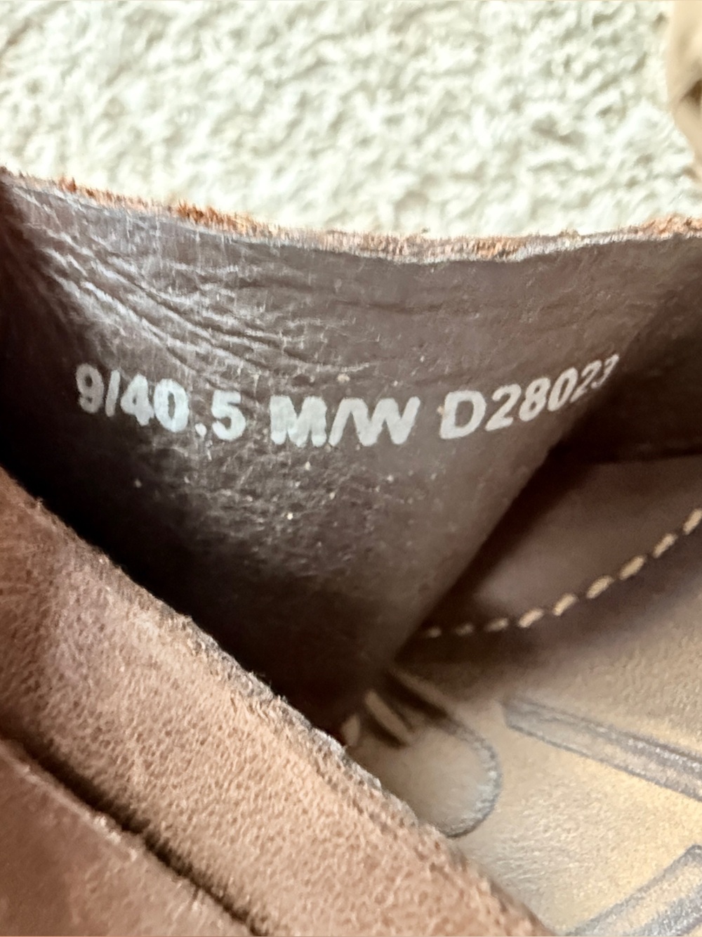 Born Chocolate Brown Leather Flip Flop Sandals - Picture 6 of 7